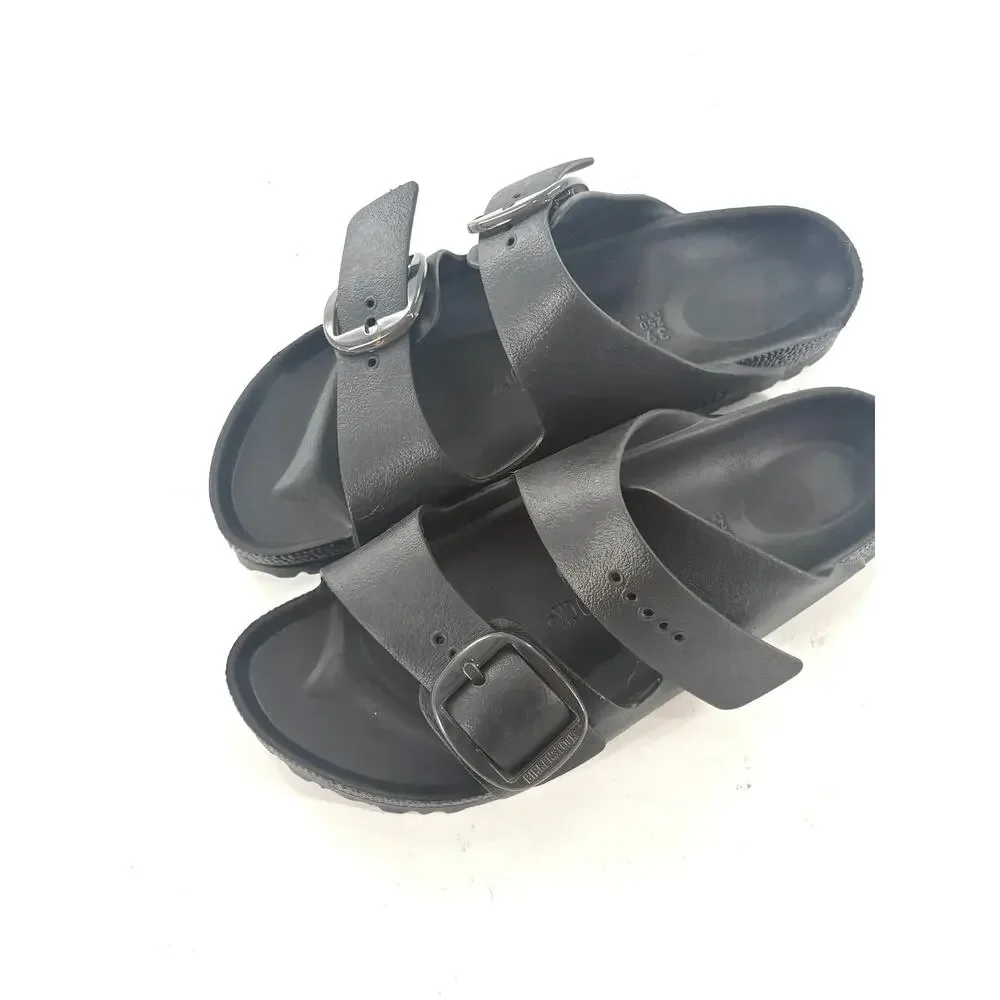 Birkenstock Arizona EVA Slide Sandals 39 8.5 Black New with Defect Travel Resort